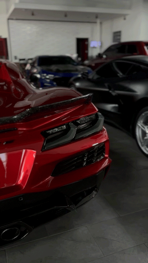 2020-2026+ C8 Corvette Smoked Euro Style LED Tail Lights - AutoLEDTech.com