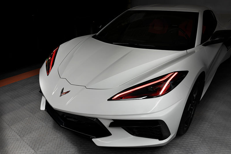 2020-2026+ Chevy C8 Corvette RGBW +A LED DRL Boards Kit - AutoLEDTech.com