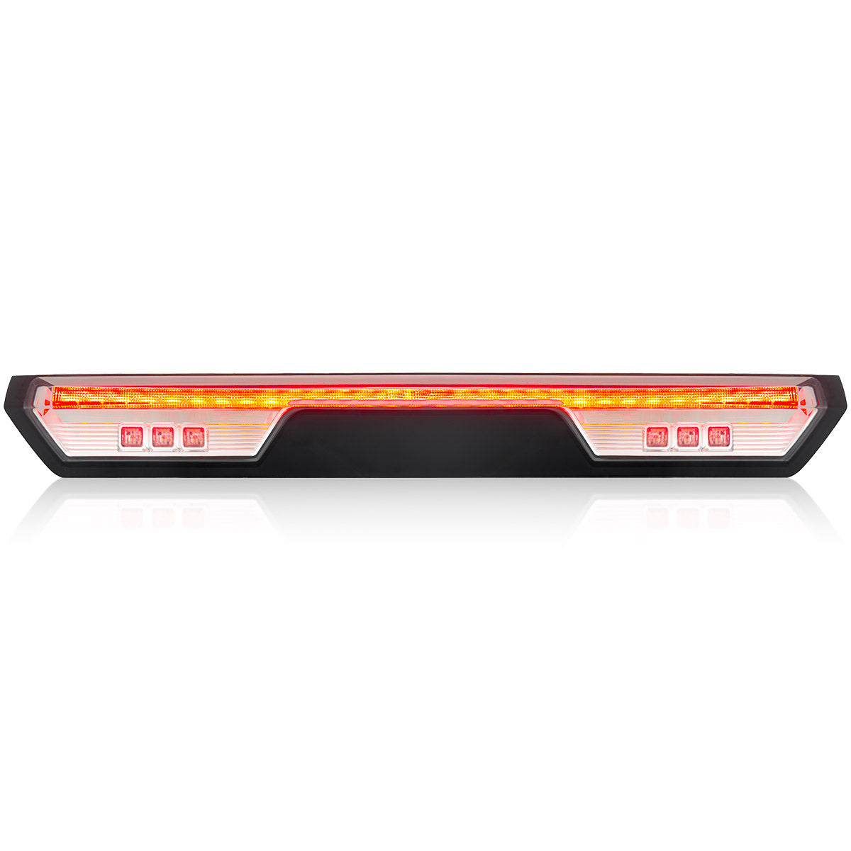 2020-2026+ GMC Sierra Chevy Silverado Smoked Clear LED 3rd Brake Light - AutoLEDTech.com