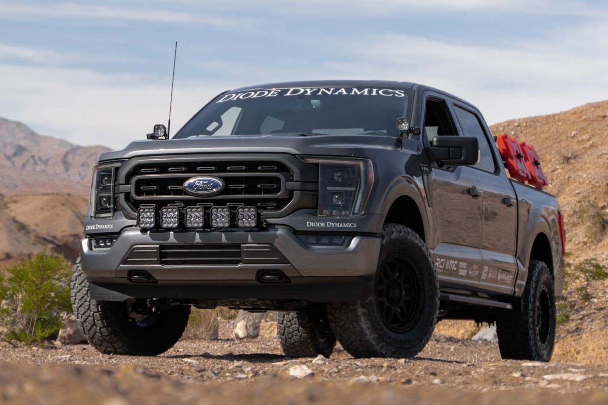 2021-2023 Ford F-150 & Raptor ELITE MAX LED White/Amber DRL Projector Headlights - AutoLEDTech.com