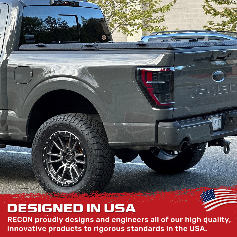 2021-2023 Ford F150 & Raptor Smoked OLED Tail Lights - AutoLEDTech.com
