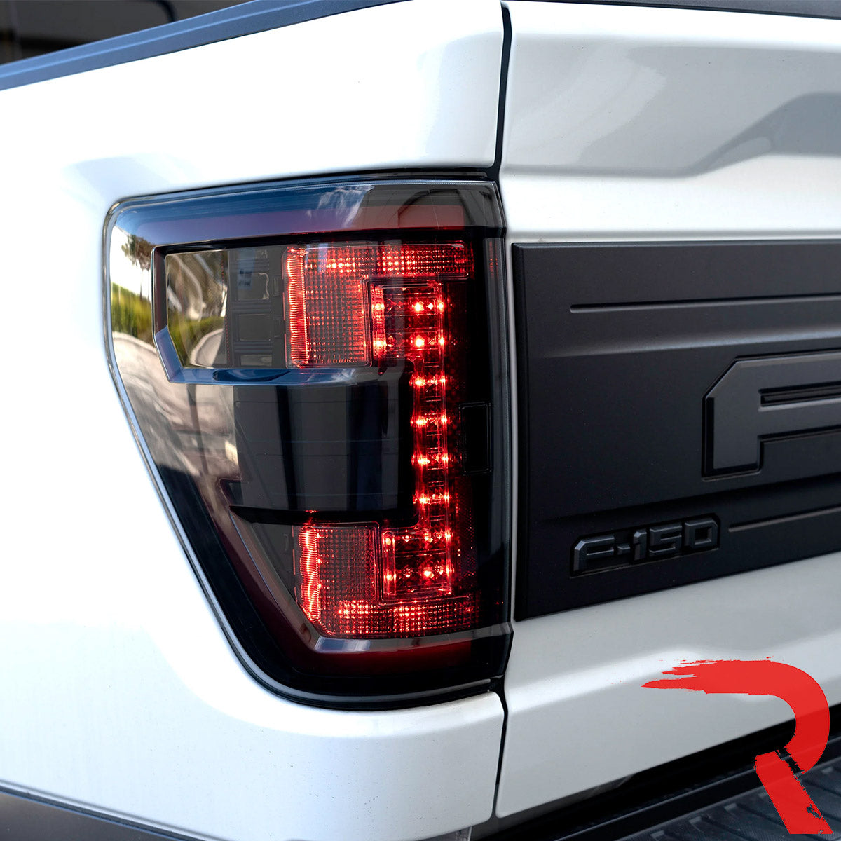 2021-2023 Ford F150 & Raptor Smoked OLED Tail Lights - AutoLEDTech.com