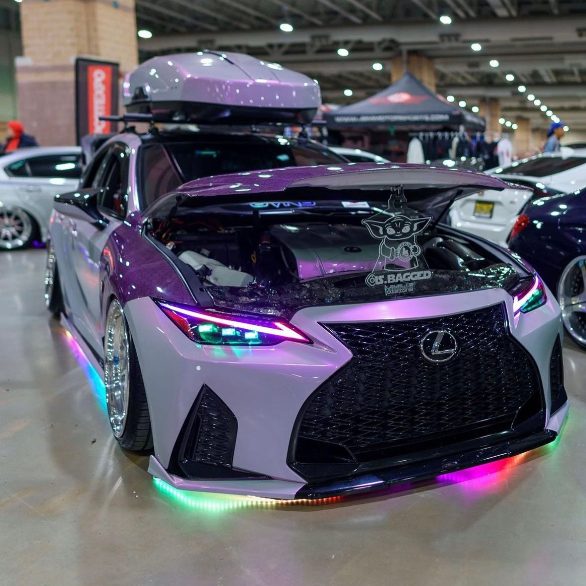 2021-2024 Lexus IS 300 350 F 500 RGBW Flow Series LED DRL Tube Kit - AutoLEDTech.com
