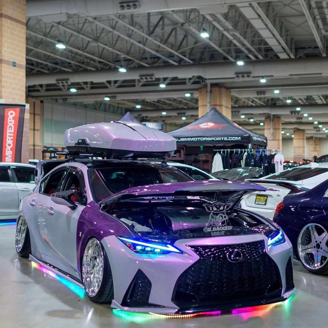 2021-2024 Lexus IS 300 350 F 500 RGBW Flow Series LED DRL Tube Kit - AutoLEDTech.com