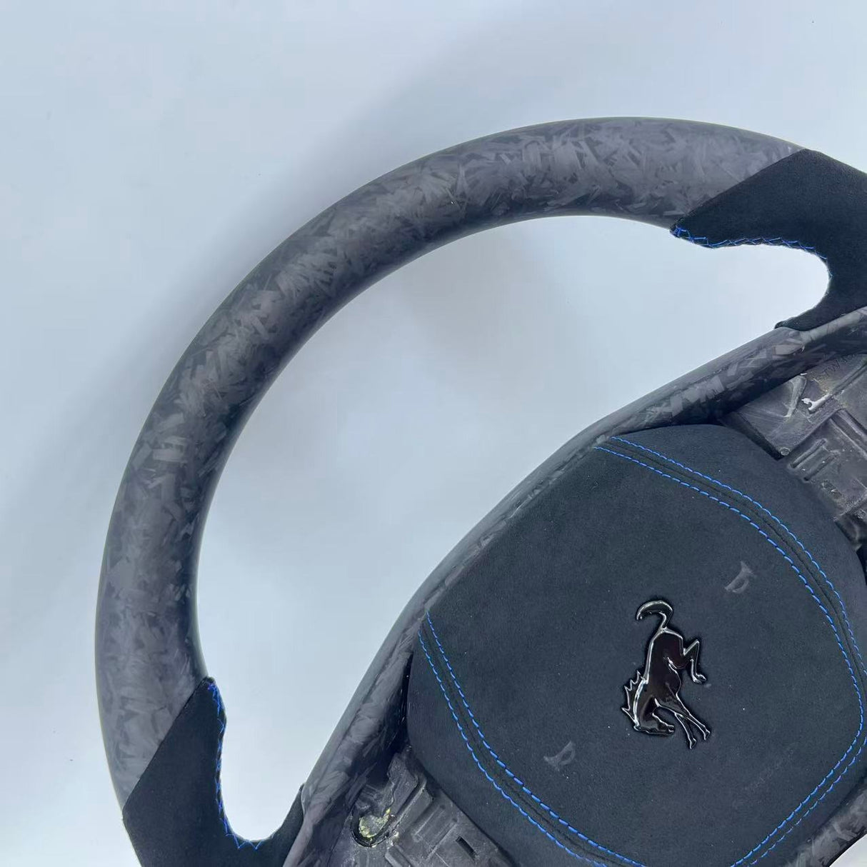 2021-2026+ Ford Bronco Custom Carbon Fiber Steering Wheel - AutoLEDTech.com