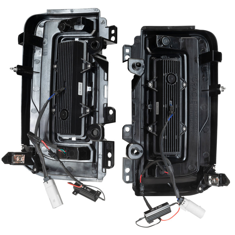 2021-2026+ Ford Bronco Red Smoked LED Flush Mount Tail Lights - AutoLEDTech.com