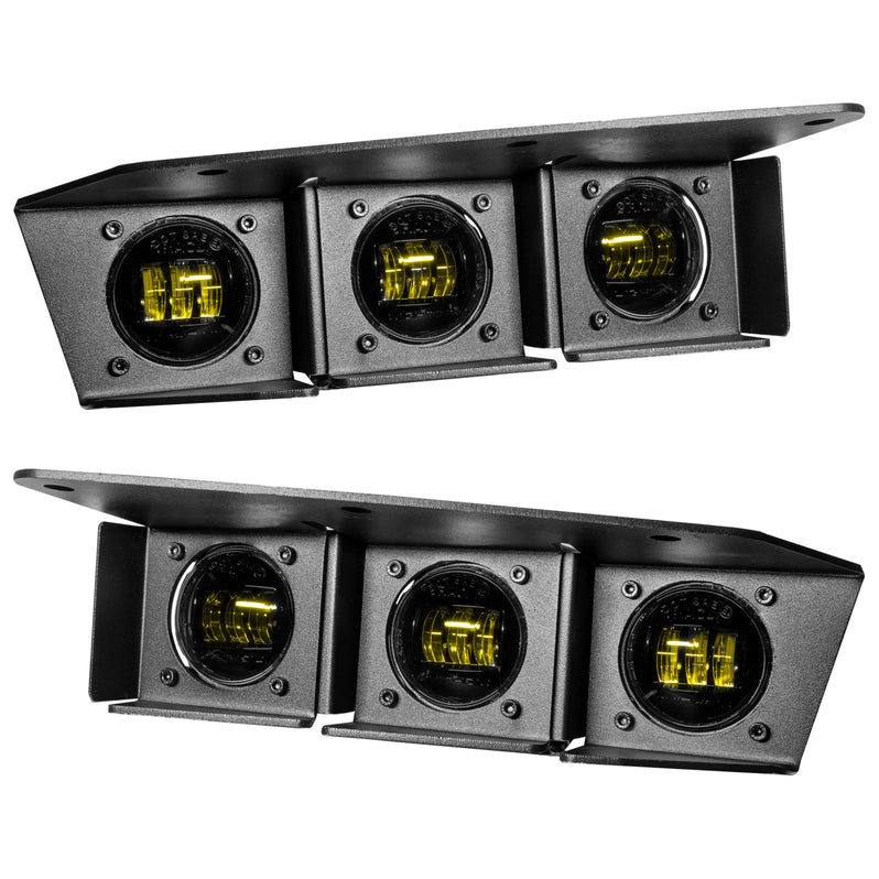 2021-2026+ Ford Bronco Triple LED Fog Lights Kit - AutoLEDTech.com