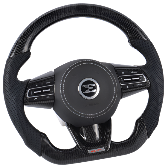 2016-2020 Kia Optima Custom Carbon Fiber LED Steering Wheel - AutoLEDTech.com