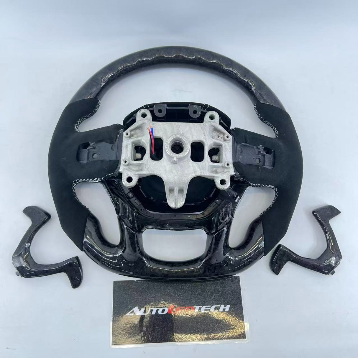 2021-2026+ Ram TRX 1500 Custom Carbon Fiber Steering Wheel - IN STOCK - AutoLEDTech.com