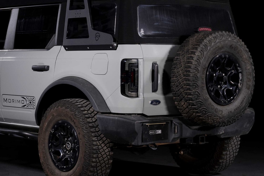 2021+ Ford Bronco Red Smoked XB LED Low Profile Tail Lights - AutoLEDTech.com