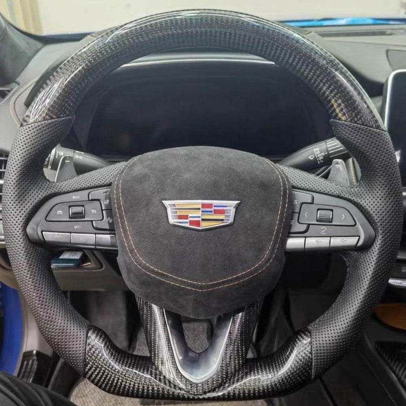 2020-2026+ Cadillac CT4/CT5 Blackwing Carbon Fiber LED Steering Wheel