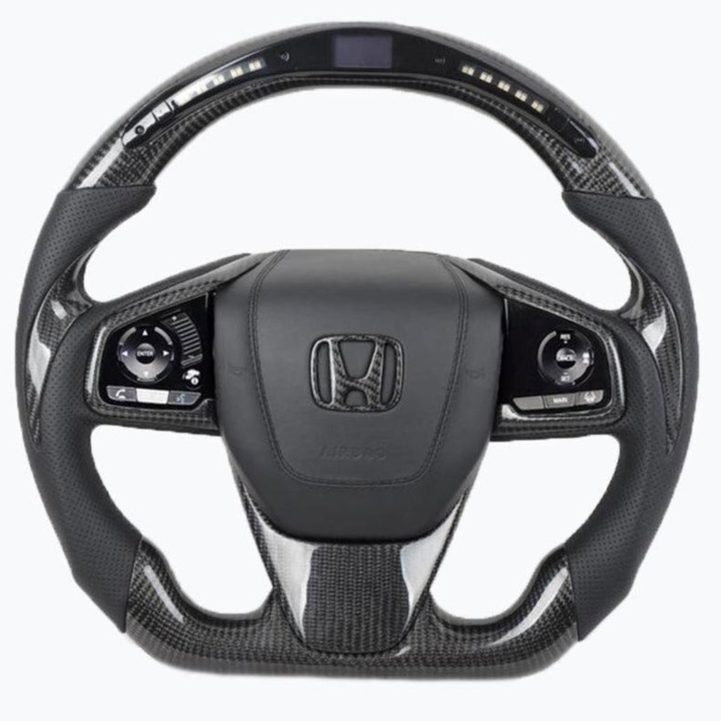 2022-2026 Honda Accord Custom Carbon Fiber Steering Wheel - AutoLEDTech.com
