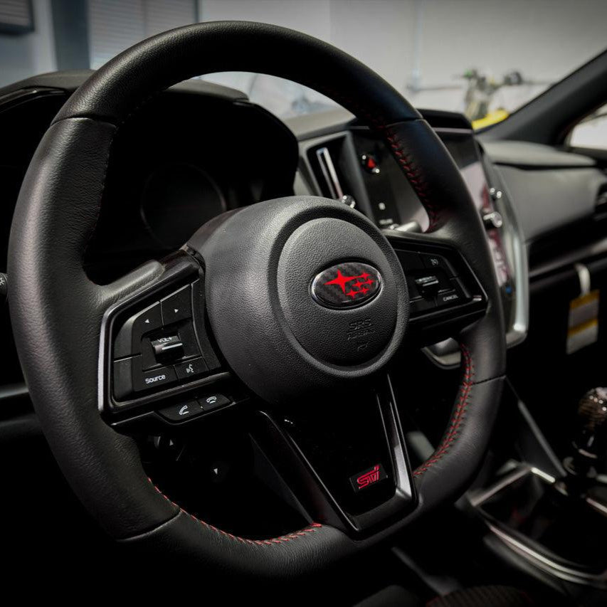 2022-2026 Subaru WRX Custom Carbon Fiber Steering Wheel - AutoLEDTech.com