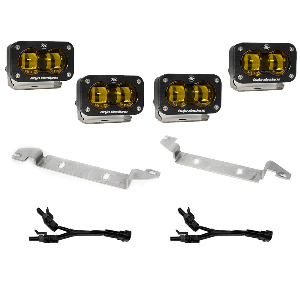 2022-2026+ Toyota Tundra Sequoia Baja Designs S8 20in Behind Bumper Light Bar - AutoLEDTech.com