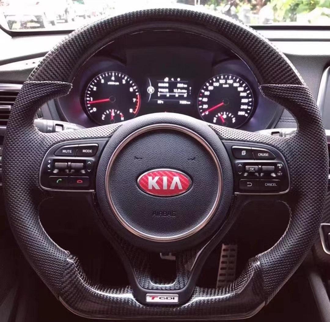 2016-2020 Kia Optima Custom Carbon Fiber LED Steering Wheel