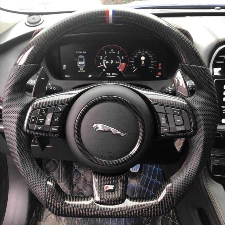 2014-2025 Jaguar F-Type F-Pace Custom Airbag Cover - AutoLEDTech.com
