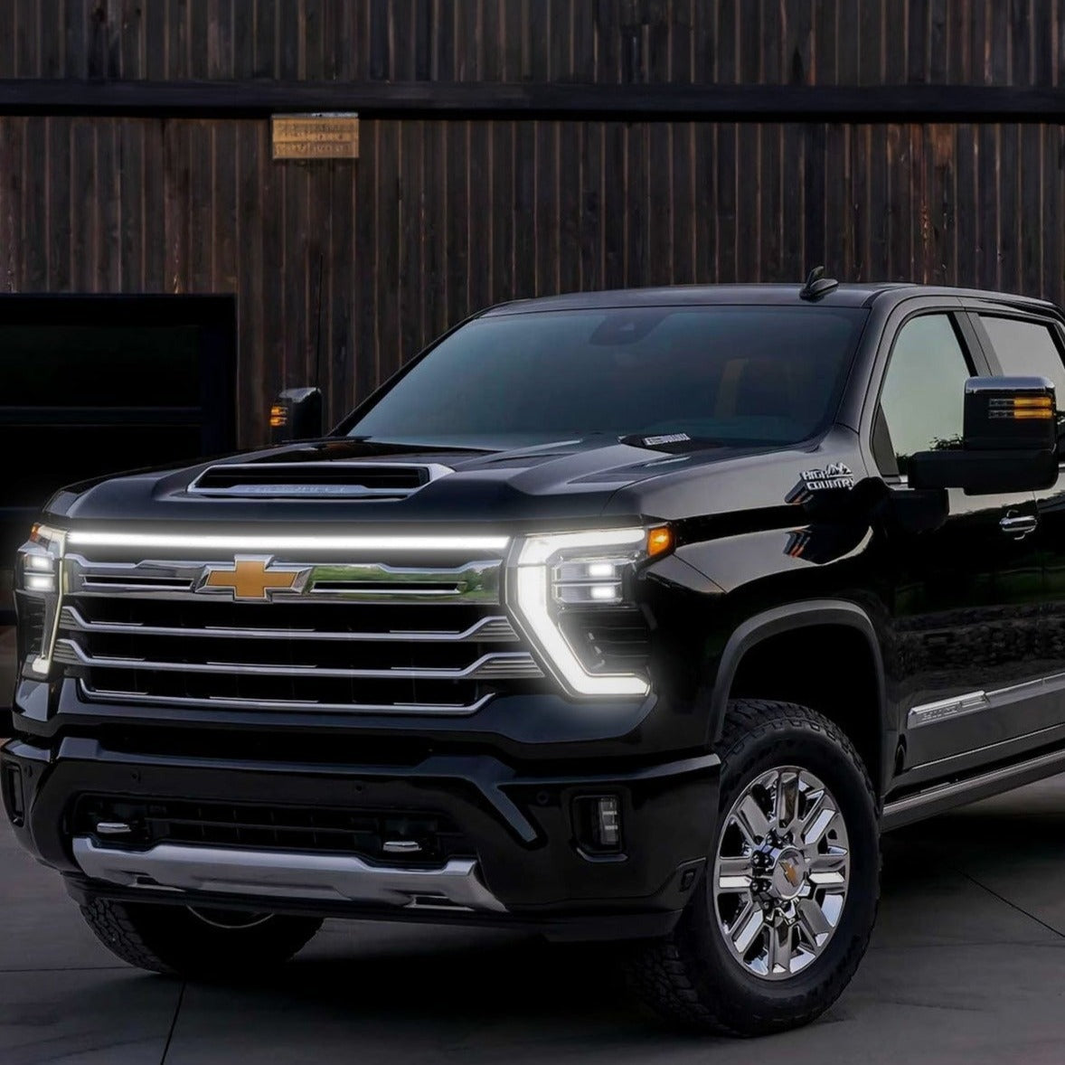 2023-2026+ Chevrolet Silverado 1500 LED Grill Accent Light Bar Kit - AutoLEDTech.com
