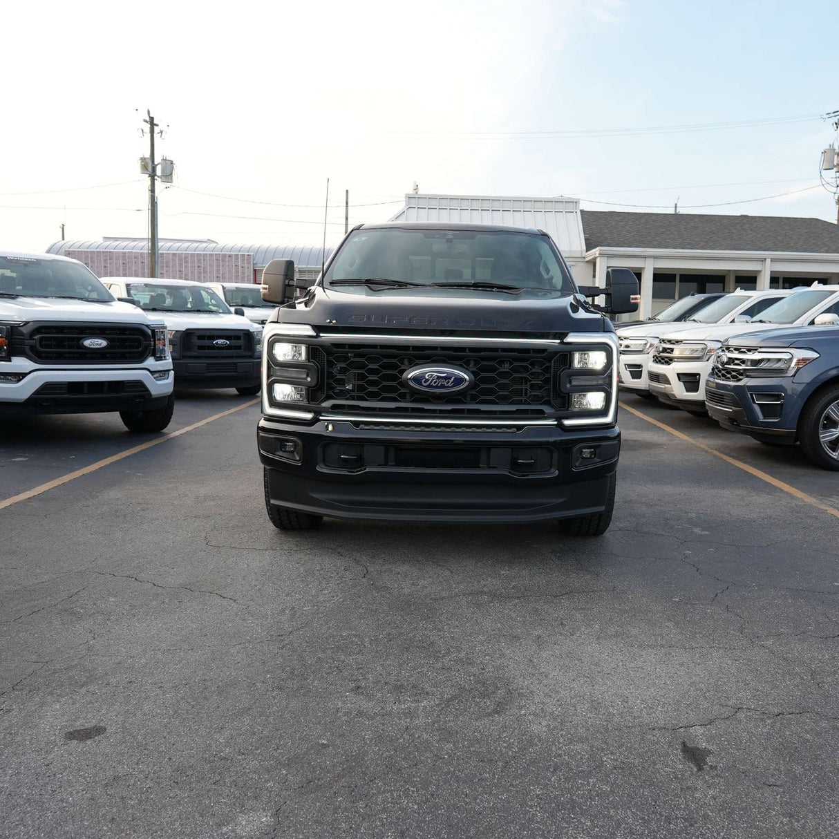 2023-2026+ Ford Super Duty F250 F350 LED Grill Accent Lights Bar Kit - AutoLEDTech.com