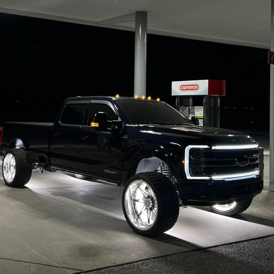 2023-2026+ Ford Super Duty F250 F350 LED Grill Accent Lights Bar Kit - AutoLEDTech.com