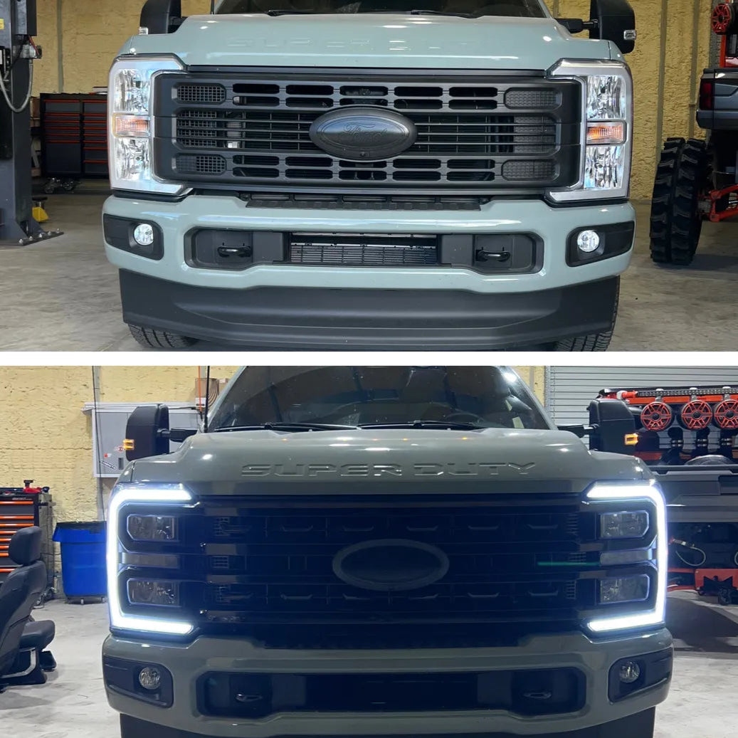 2023-2026+ Ford Super Duty LED Headlight Conversion Kit - AutoLEDTech.com