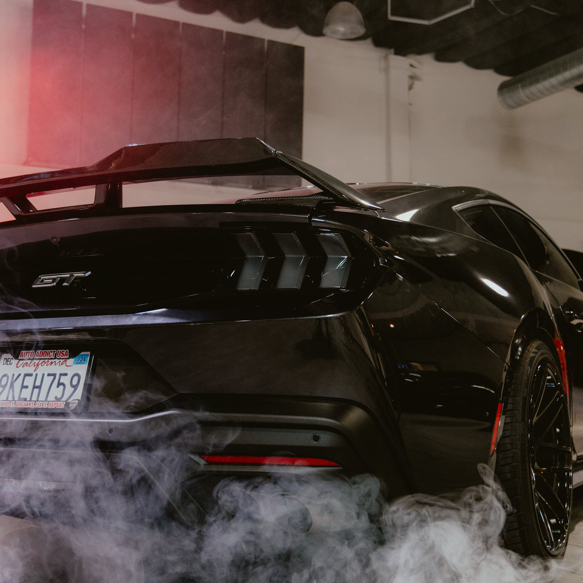 2024-2026 Ford Mustang S650 Smoked Euro Style LED Tail Lights
