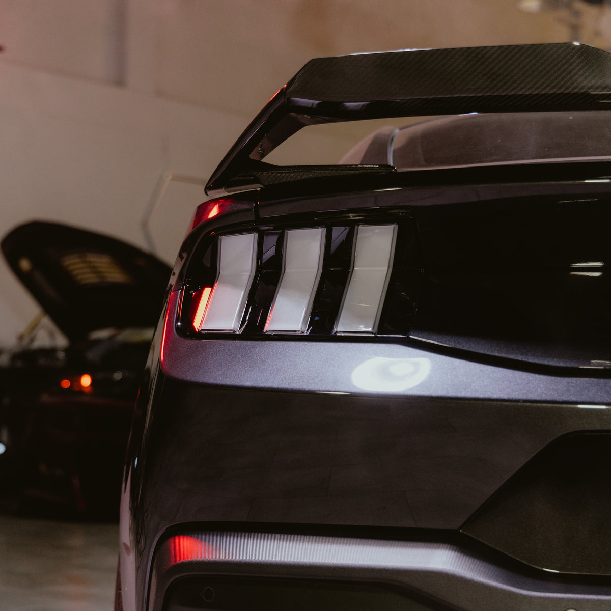 2024-2026 Ford Mustang S650 Smoked Euro Style LED Tail Lights
