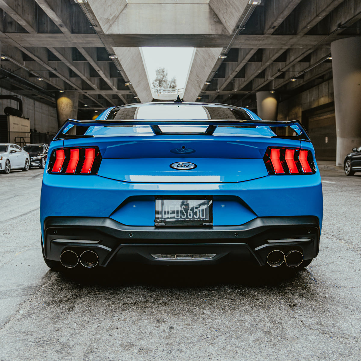2024-2026 Ford Mustang S650 Smoked Euro Style LED Tail Lights