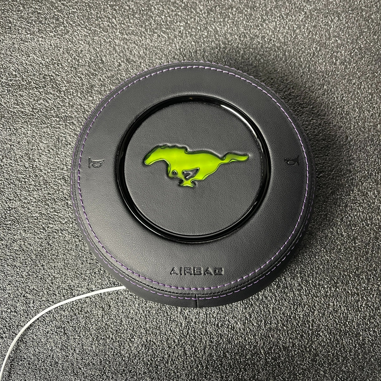 2015-2023 Ford Mustang RGB LED Custom Airbag Cover - AutoLEDTech.com