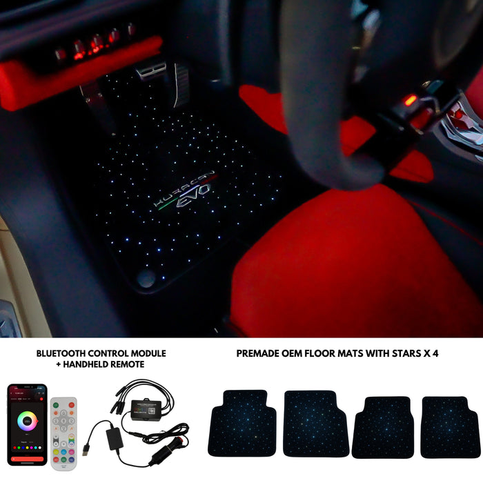 Dodge Charger Challenger Durango RGBW LED Starlight Floor Mats Lights Kit