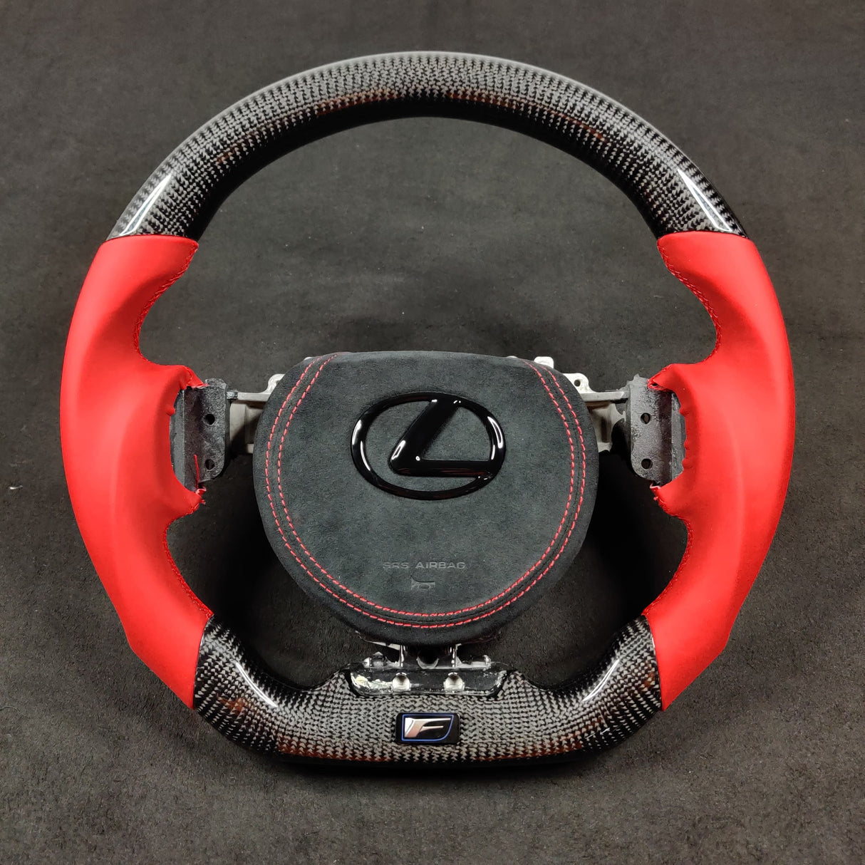 2014-2026 Lexus IS RC Custom Carbon Fiber Steering Wheel w/ LED RPM Display - AutoLEDTech.com