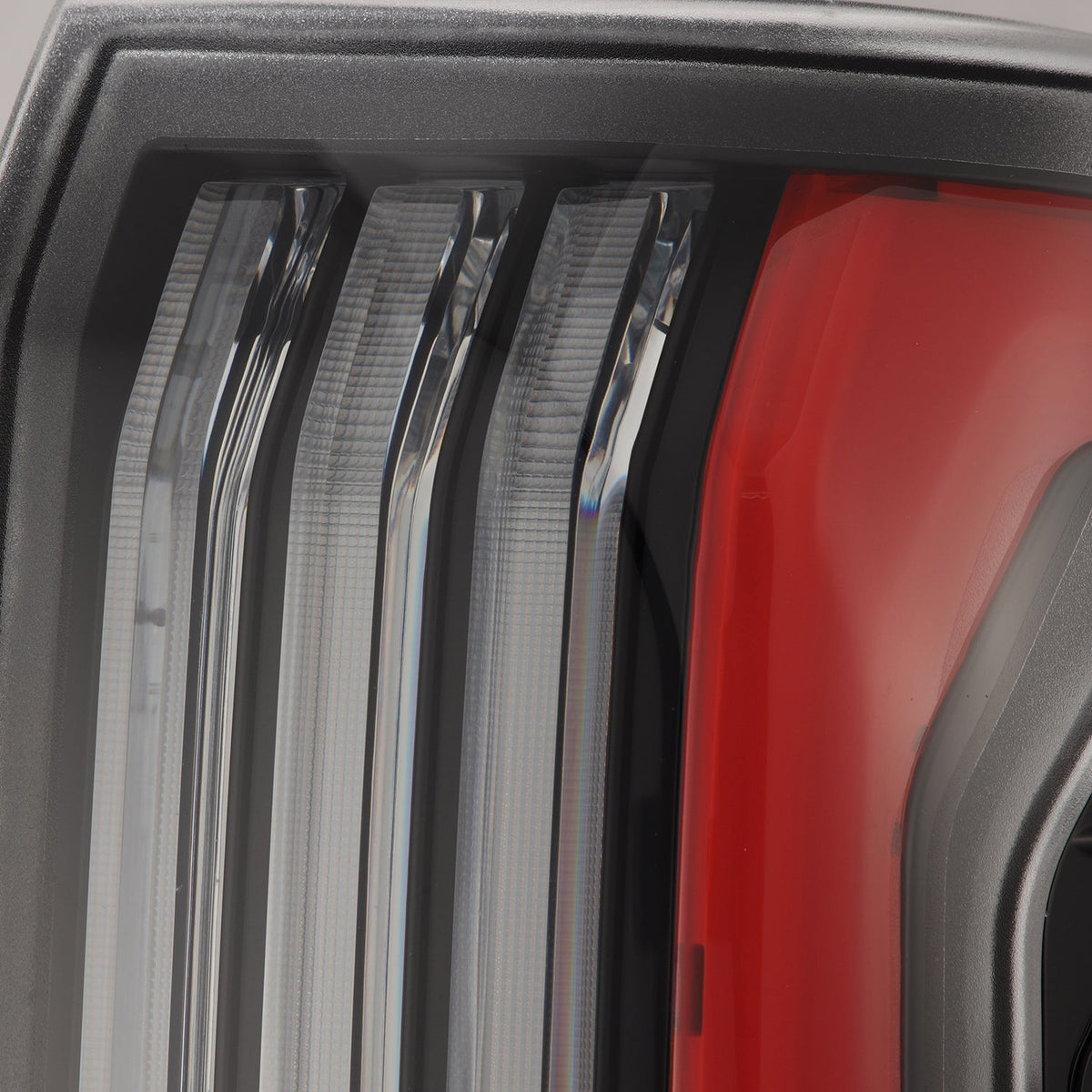 2024-2026 Toyota Tacoma Nova Series Prismatic LED Tail Lights - Black Red