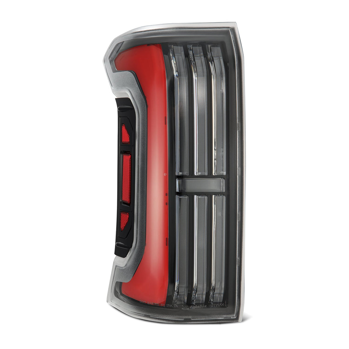 2024-2026 Toyota Tacoma Nova Series Prismatic LED Tail Lights - Black Red