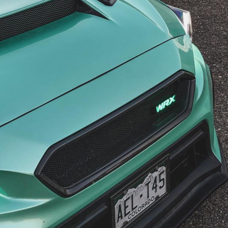 2000-2024 WRX RGBW Flow Series LED Badge Emblem - Lit Logos