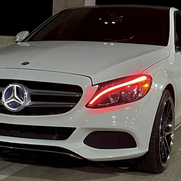 2015-2023 Mercedes C-Class RGBW +A LED DRL Boards