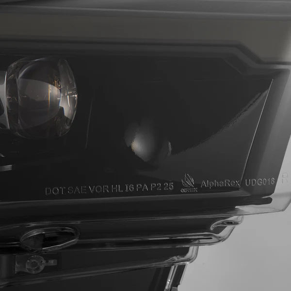 Ram 1500 NOVA-Series quad projector headlights detail view