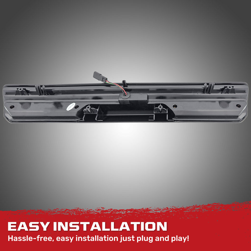 2020-2026+ GMC Sierra Chevy Silverado Smoked Clear LED 3rd Brake Light