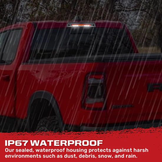 2019+ RAM 1500 Smoked Clear LED 3rd Brake Light