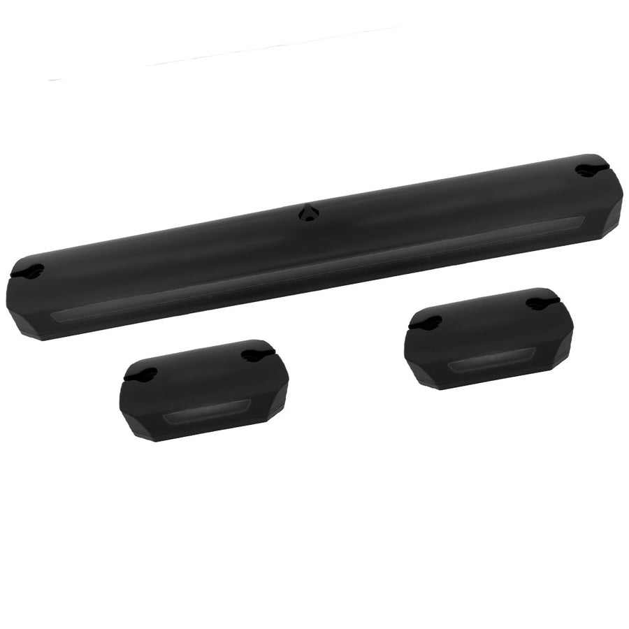 2007-2014 GMC Chevy HD Smoked White Amber LED Roof Cab Lights