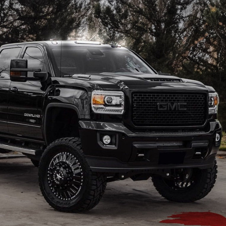 2015-2019 GMC Chevy HD Clear Smoked White Amber 2Way LED Roof Cab Lights