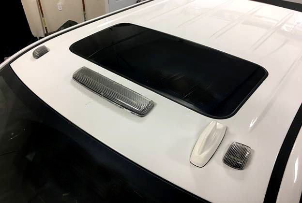 2015-2019 GMC Chevy HD Clear Smoked White Amber 2Way LED Roof Cab Lights