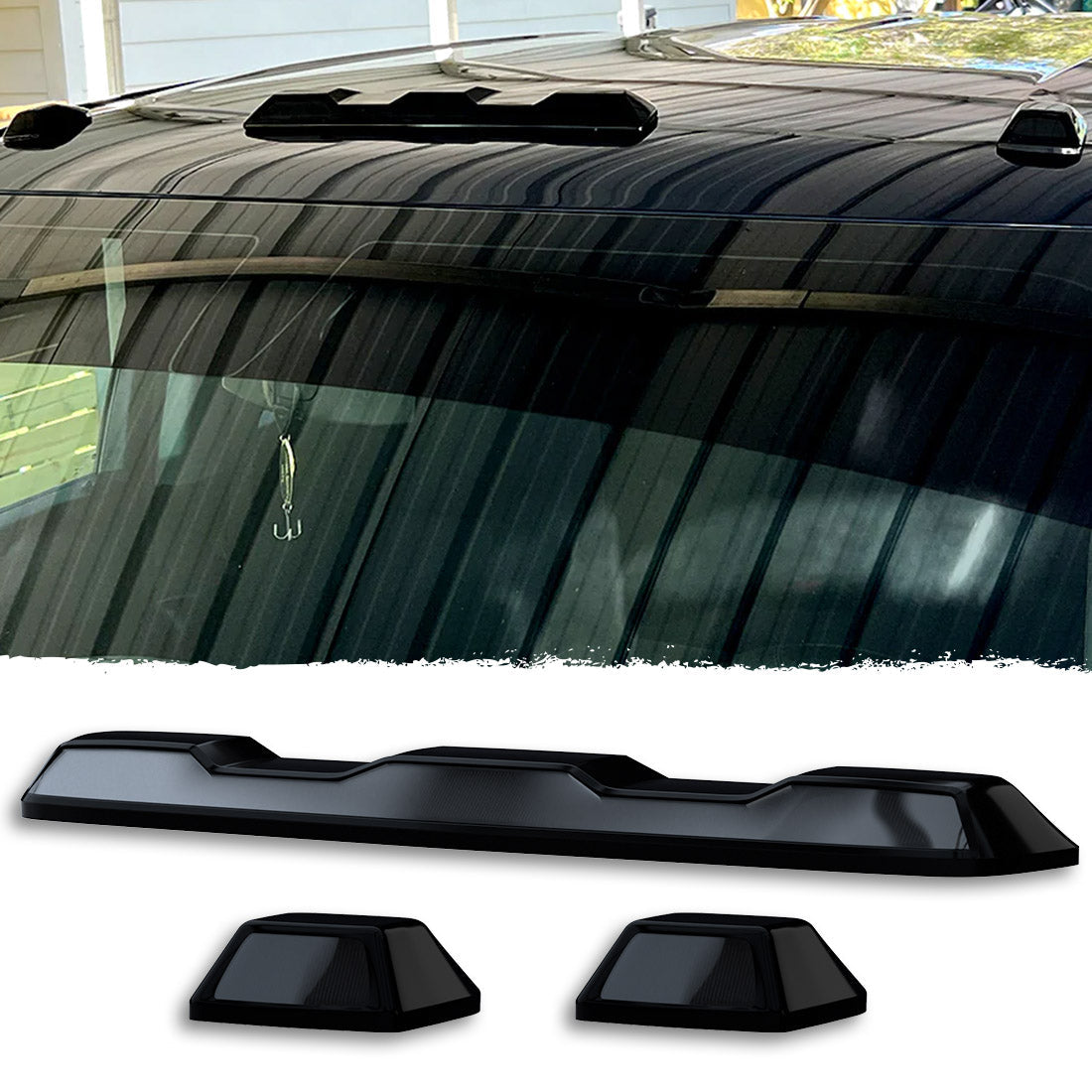 2020-2026+ GMC Chevy HD Clear Smoked White Amber LED Roof Cab Lights