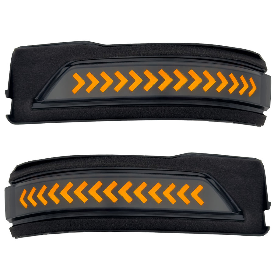 2019-2024 Ram TRX 1500 Smoked White Amber Scanning LED Mirror Lights