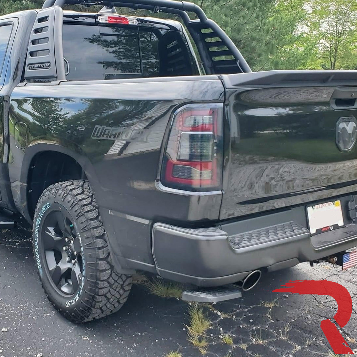 2019-2024 Ram 1500 TRX Smoked Scanning LED Tail Lights