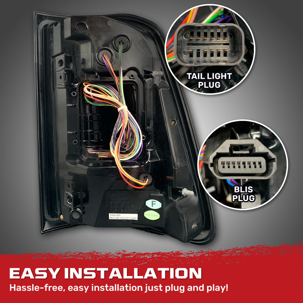 2019-2024 Ram 1500 TRX Smoked Scanning LED Tail Lights