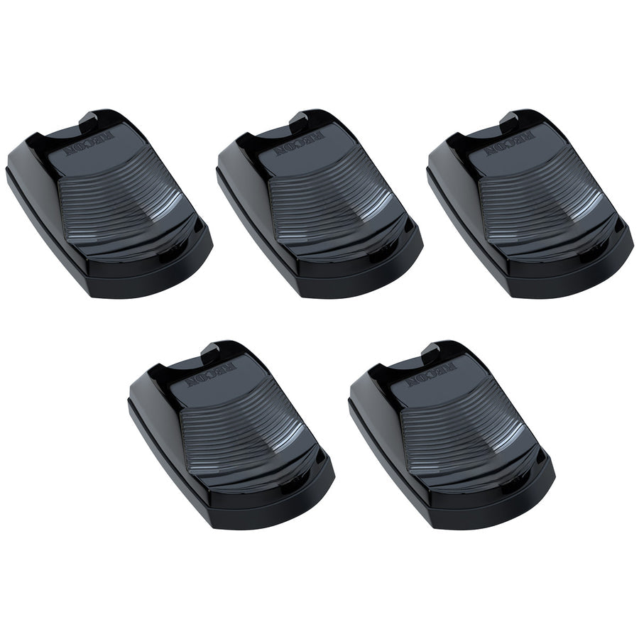 2023-2026+ Ford F250 Super Duty 2WAY Smoked White Amber LED Roof Cab Lights - AutoLEDTech.com