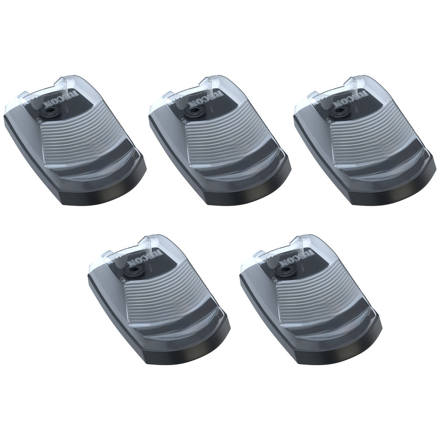 2023-2026+ Ford F250 Super Duty 2WAY Smoked White Amber LED Roof Cab Lights - AutoLEDTech.com