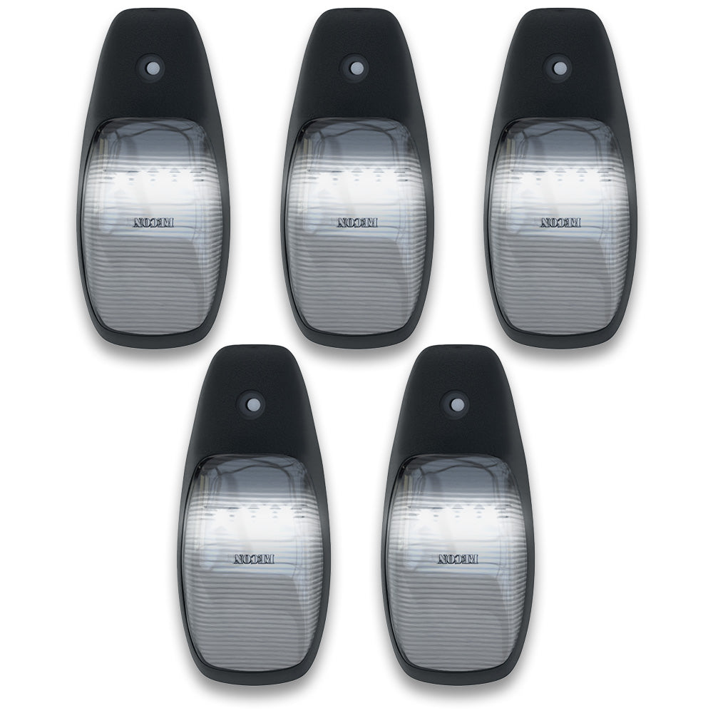 2019-2025 Ram HD 2WAY Smoked White Amber LED Roof Cab Lights