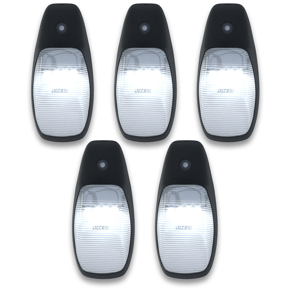 2019-2025 Ram HD 2WAY Smoked White Amber LED Roof Cab Lights