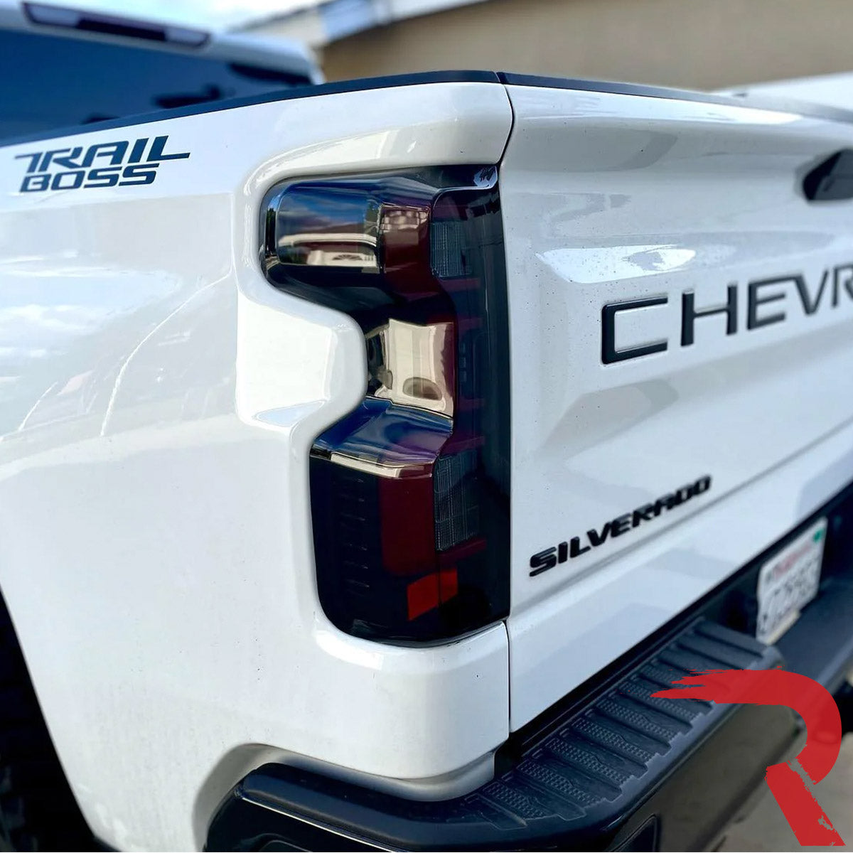 2019-2025 Chevy Silverado Smoked Scanning LED Tail Lights