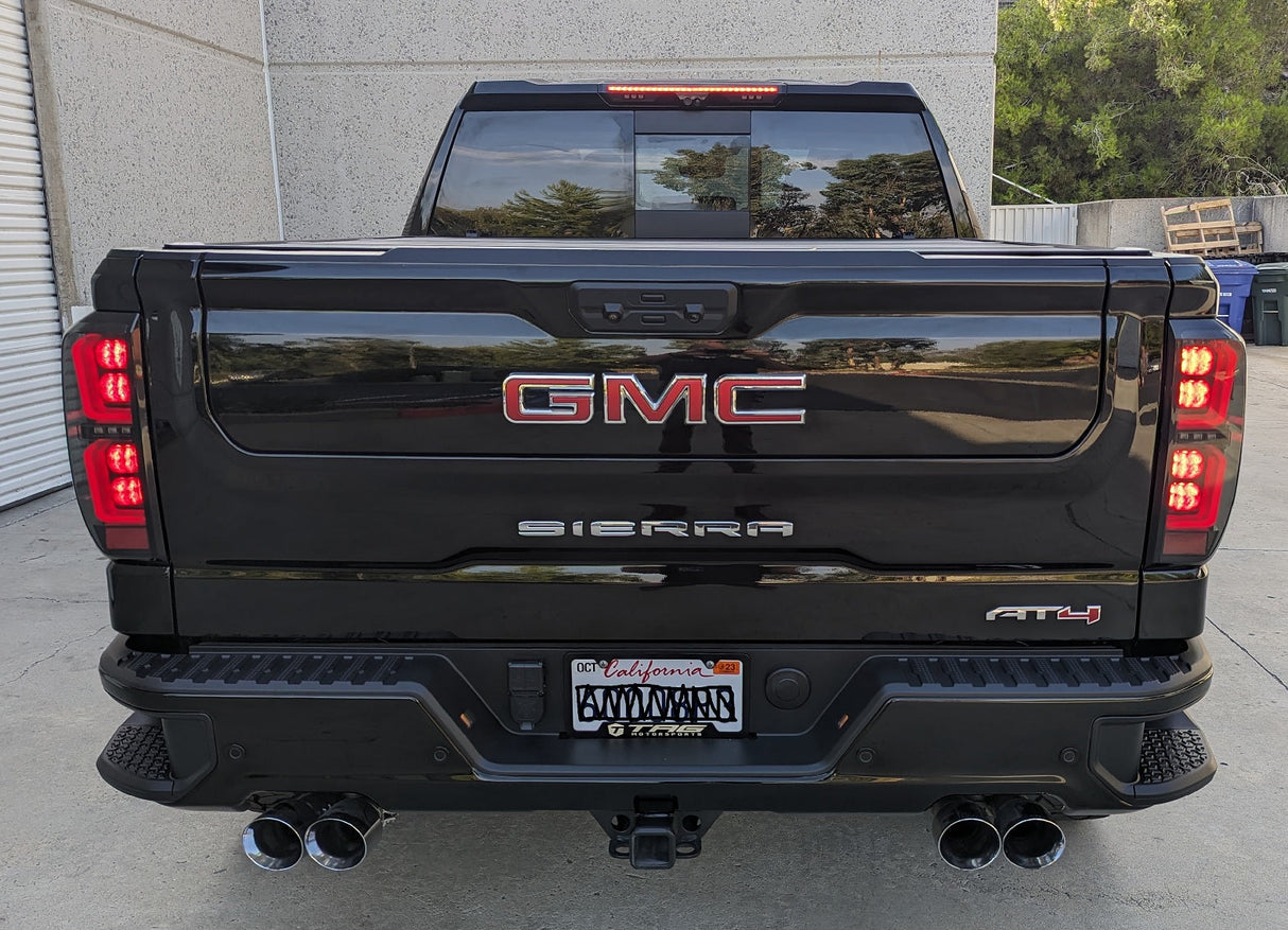 2019-2026 GMC Sierra Smoked Scanning LED Tail Lights